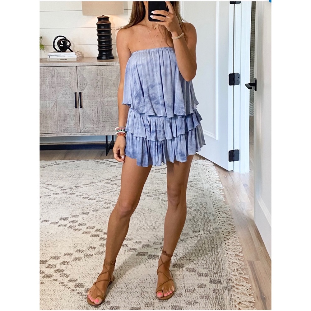 NWT Blue Tie Dye Romper